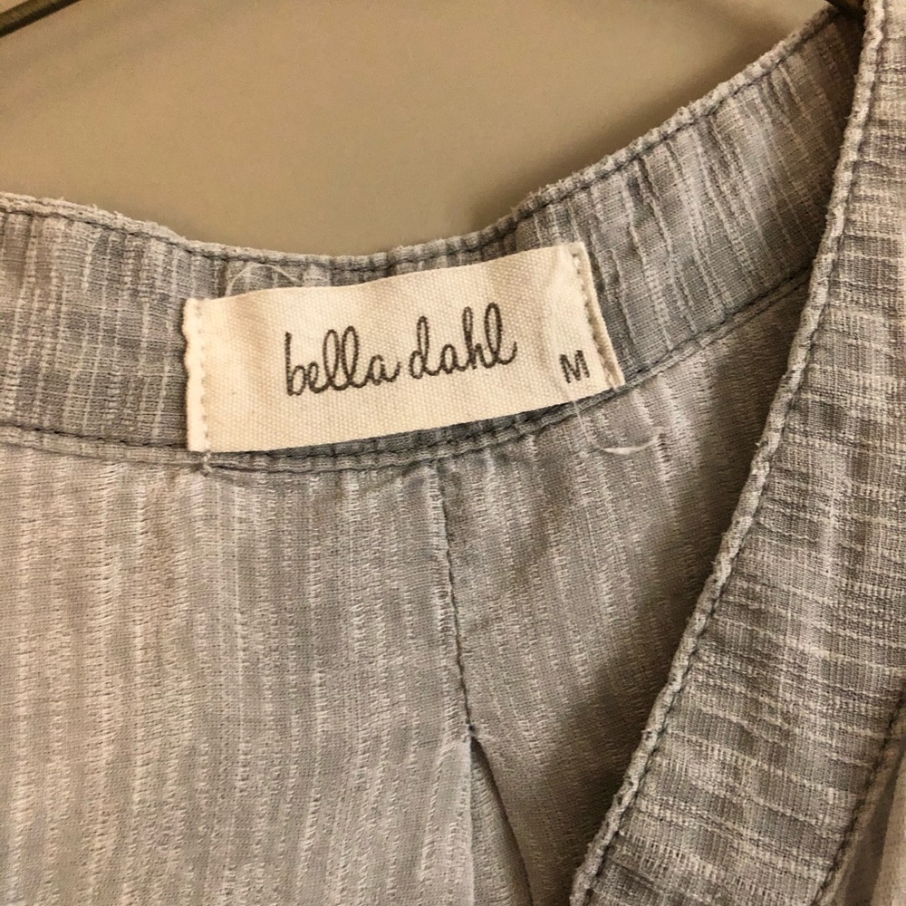 Tank linen top grey